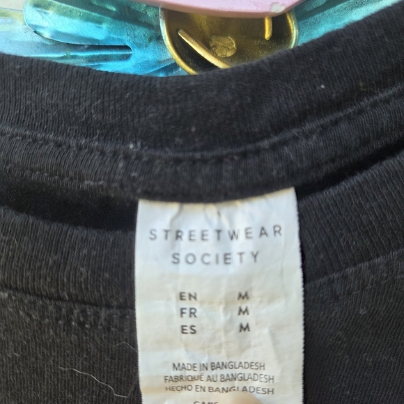 Streetwear Society Michelangelo Graphic Tee - Black - Picture 2 of 2